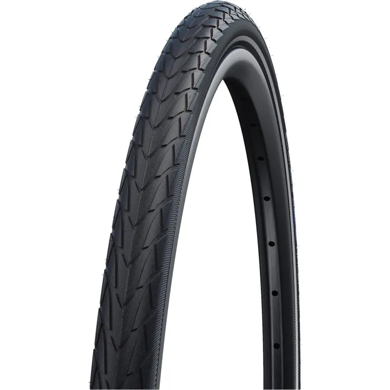 Must-Have Schwalbe Marathon Racer Drahtreifen - Performance Addix Race Guard - E-25 - 26x1.50" Black Reflex
