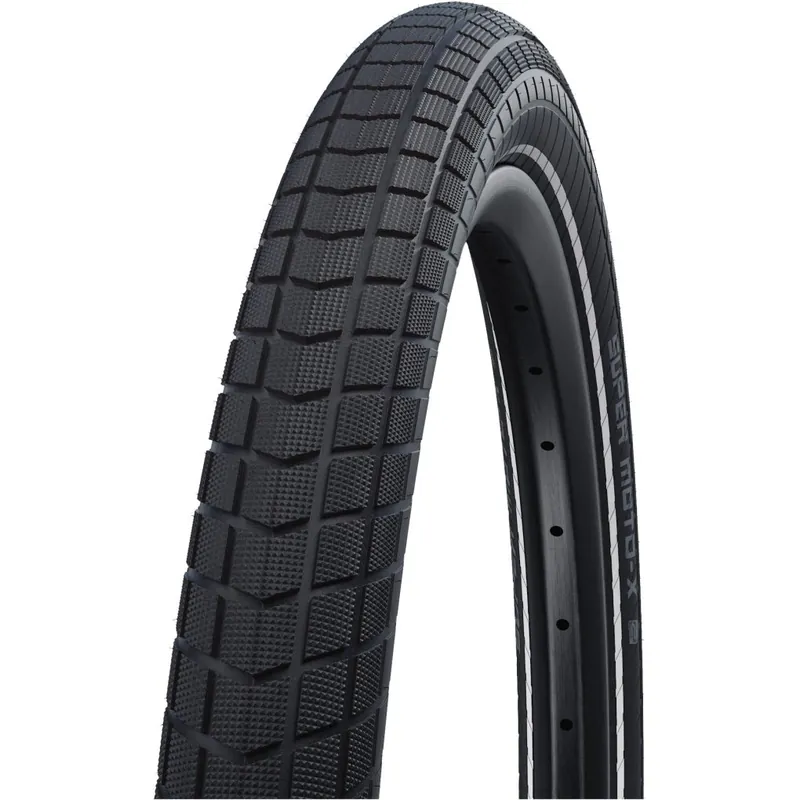Letzte Chance Schwalbe Super Moto-X Drahtreifen - Performance Addix DD - Green Guard ECE-R75 - 27.5x2.40" Black Reflex