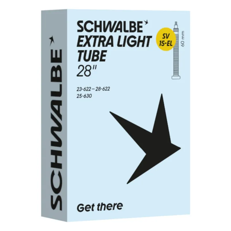 Markenware Schwalbe Schlauch - No. 15-EL (Extra Light) 28" - 23/28-622/630 SV 60mm
