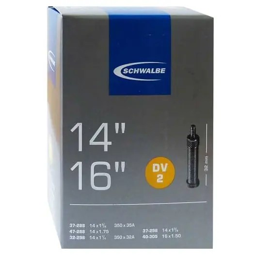 Schwalbe Nr. 2 Schlauch - 14/16" Neu Im Sortiment