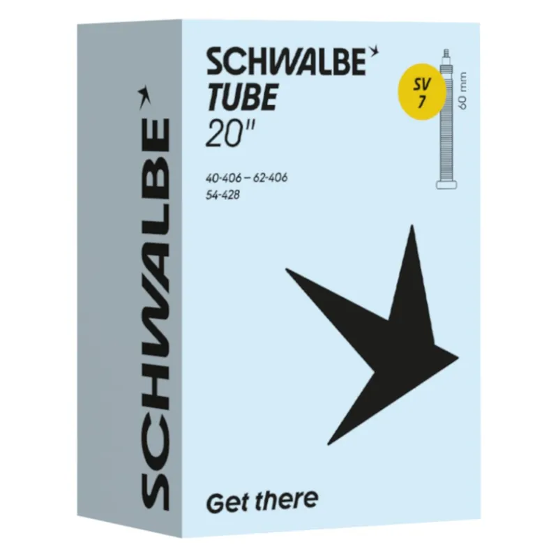 Schwalbe Schlauch - Nr. 7 20" - 40/62-406, 54-428 SV 60mm Top-Preis