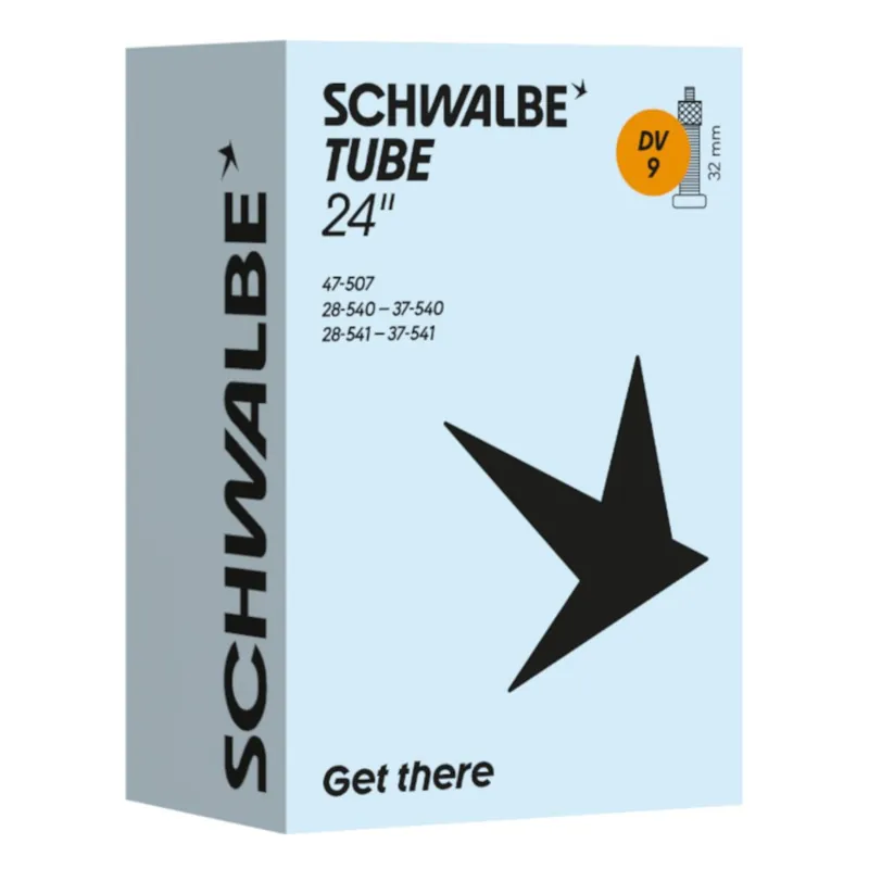 Schwalbe Schlauch - Nr. 9 24" - 28/47-507/541 DV 32mm Neu Im Sortiment