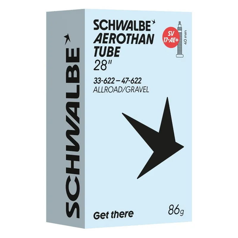 Sofort Bestellen Schwalbe Aerothan Schlauch - No. 17AE+ 28" Gravel/Allroad+ - 33/47-622 SV 40mm