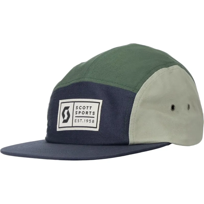 SCOTT 5-Panels Cap - dark blue/spray grey Zertifiziert