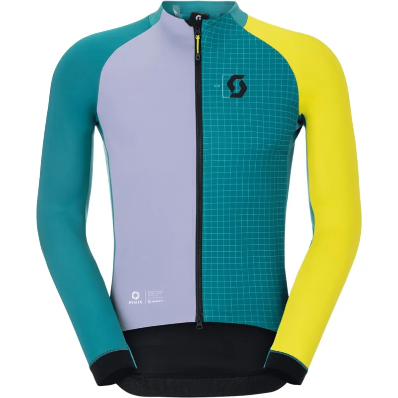 SCOTT RC Pro Warm Gore-Tex Windstopper-Remix Jacke Herren - winter green/heather purple Nur Heute