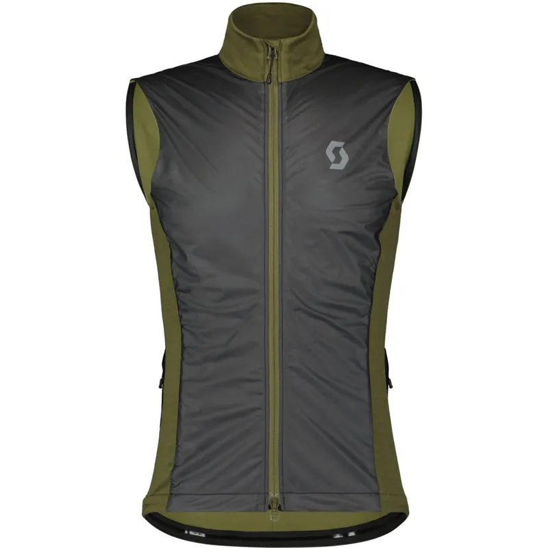 SCOTT Gravel Warm Merino Weste Herren - fir green/black Jetzt Bestellen