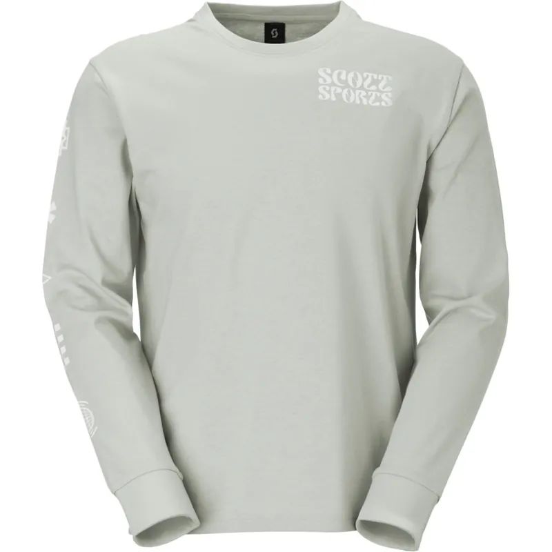 SCOTT Graphic Langarm-Shirt Damen - spray grey Günstig
