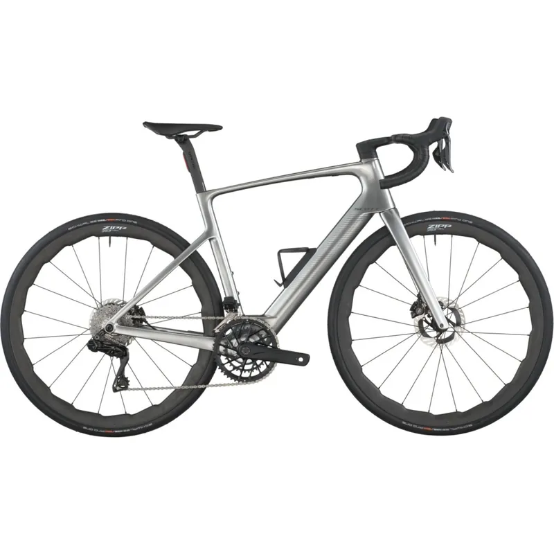 Jetzt Kaufen SCOTT FASTLANE PREMIUM - Carbon E-Rennrad - 2026 - chrome silver