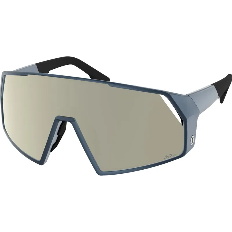 SCOTT Pro Shield Sonnenbrille - metallic blue - AMP white chrome S2 Sonderangebot