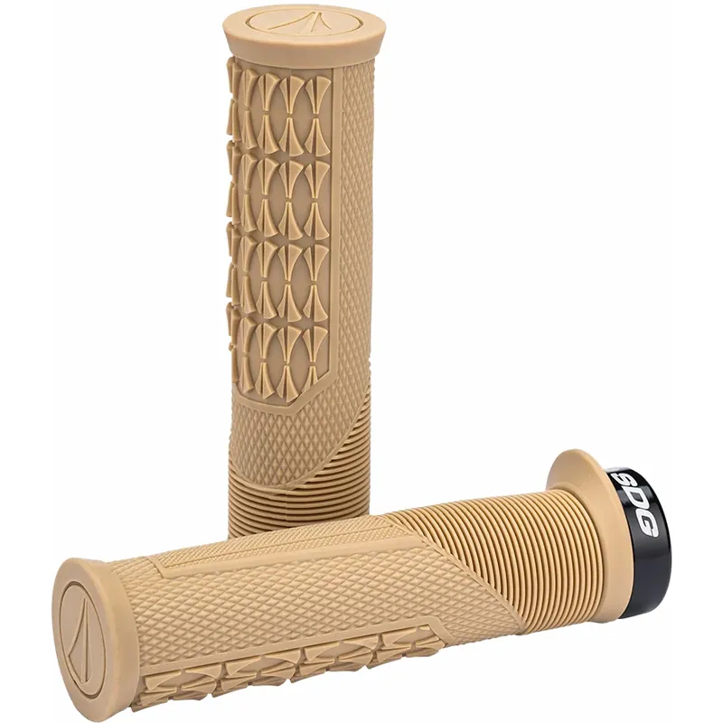 Sonderangebot SDG Thrice Open Core Lock-On MTB-Griffe - 136/32.5mm - tan/black