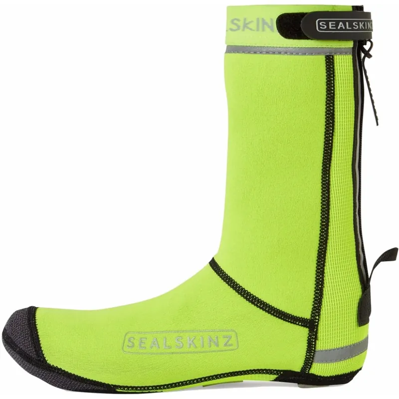 SealSkinz Hempton Allwetter-Fahrrad-Überschuhe mit geschlossener Sohle - Neon Yellow Markenprodukt