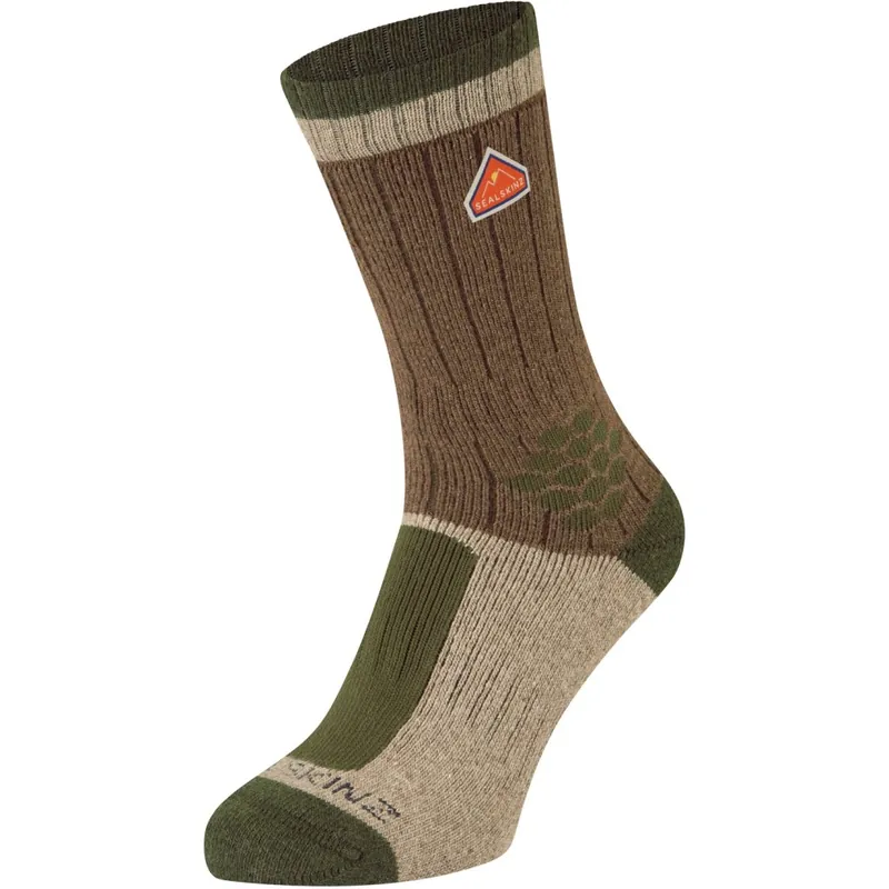 SealSkinz Gresham Mittellange Socken - Brown Direkt Vom Hersteller