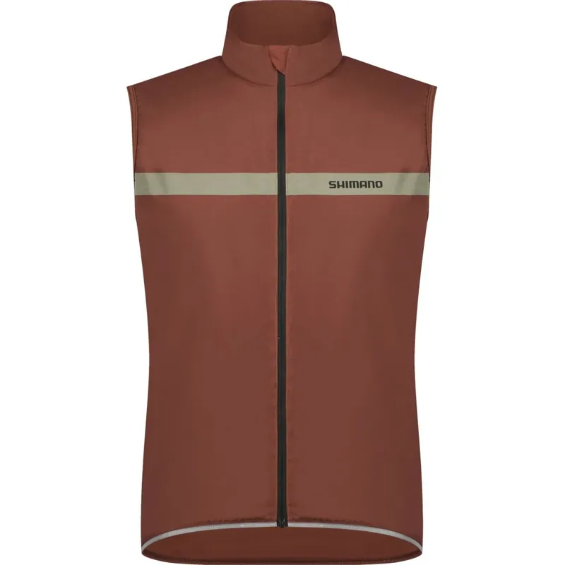 Shimano Evolve Insulated Wind Radweste Herren - mirror brown Solange Der Vorrat Reicht