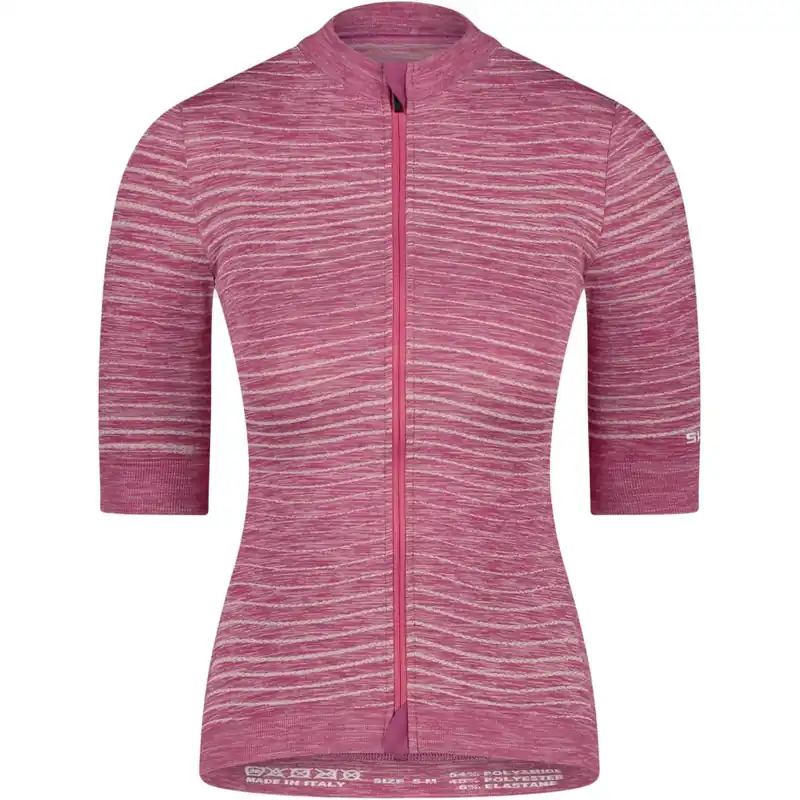 Shimano Evolve Terra Seamless Kurzarmtrikot Damen - magenta Preisreduziert