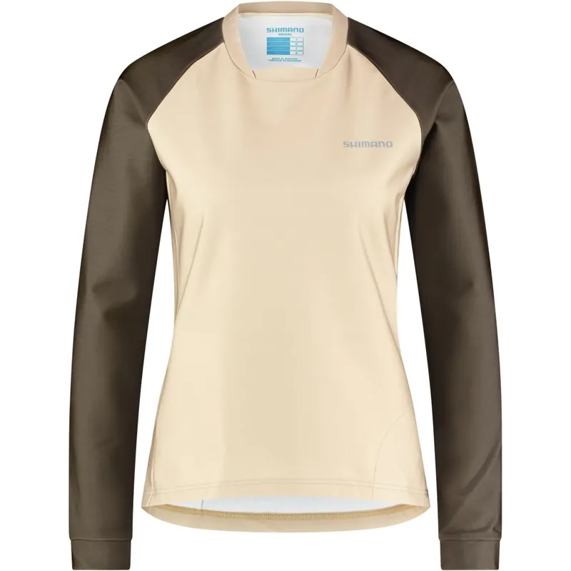 Shimano Saiko Warm MTB Langarmtrikot Damen - feather beige Direkt Vom Hersteller