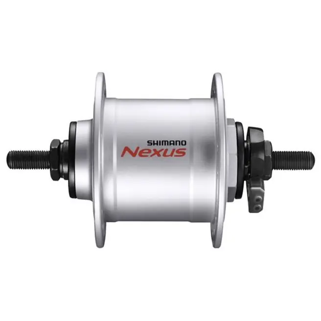 Neu Shimano Nexus DH-C3000-1N Nabendynamo - Felgenbremse - 9x100mm Vollachse - silber
