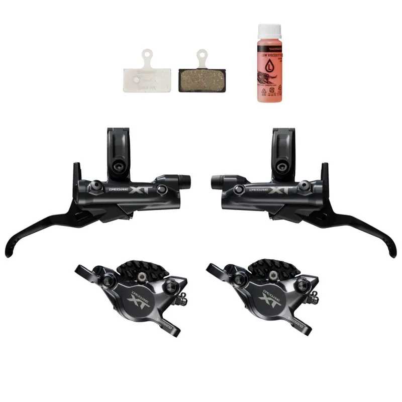 Shimano Deore XT BL-M8200 / BR-M8200 Scheibenbremse - Post Mount 2-Kolben J-Kit - Set (vorn + hinten) Preiswert