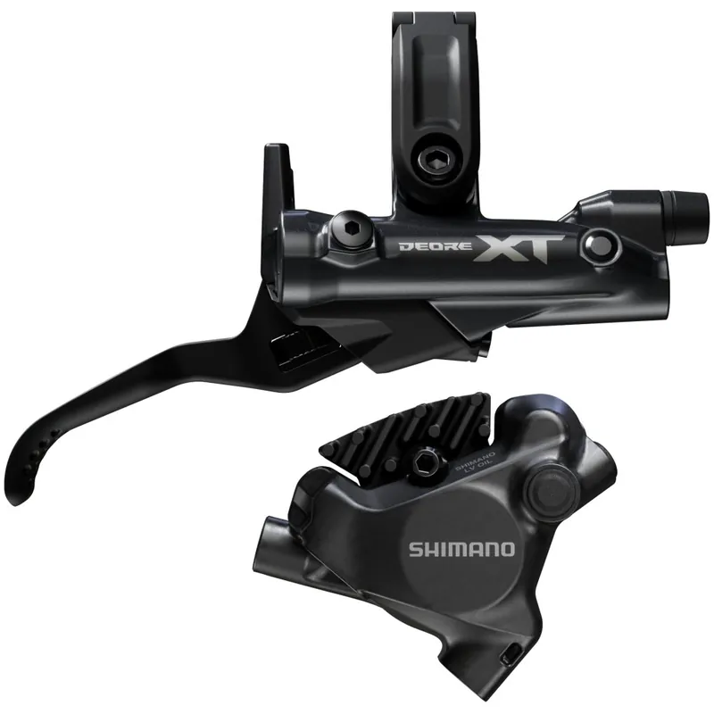 Preisknaller Shimano Deore XT BL-M8200 / BR-MT805 Scheibenbremse - Flat Mount 2-Kolben J-Kit - rechts (R) hinten (R)