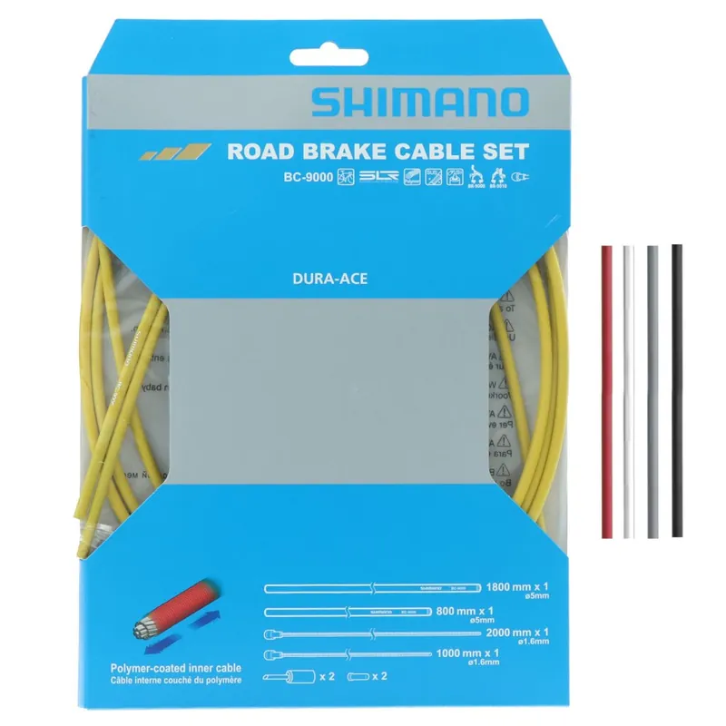 Shimano Bremszugset - Road Edelstahl mit Polymerbeschichtung Beliebt