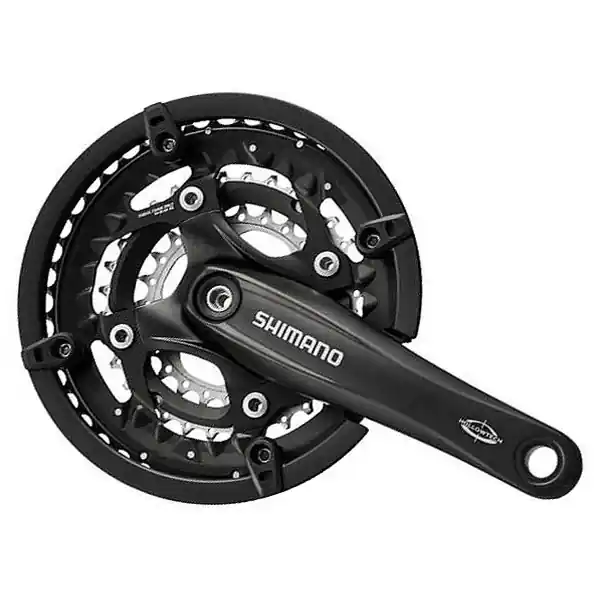 Shimano FC-T521 Trekking Octalink Kurbelgarnitur 3x10-fach - schwarz Geprüft