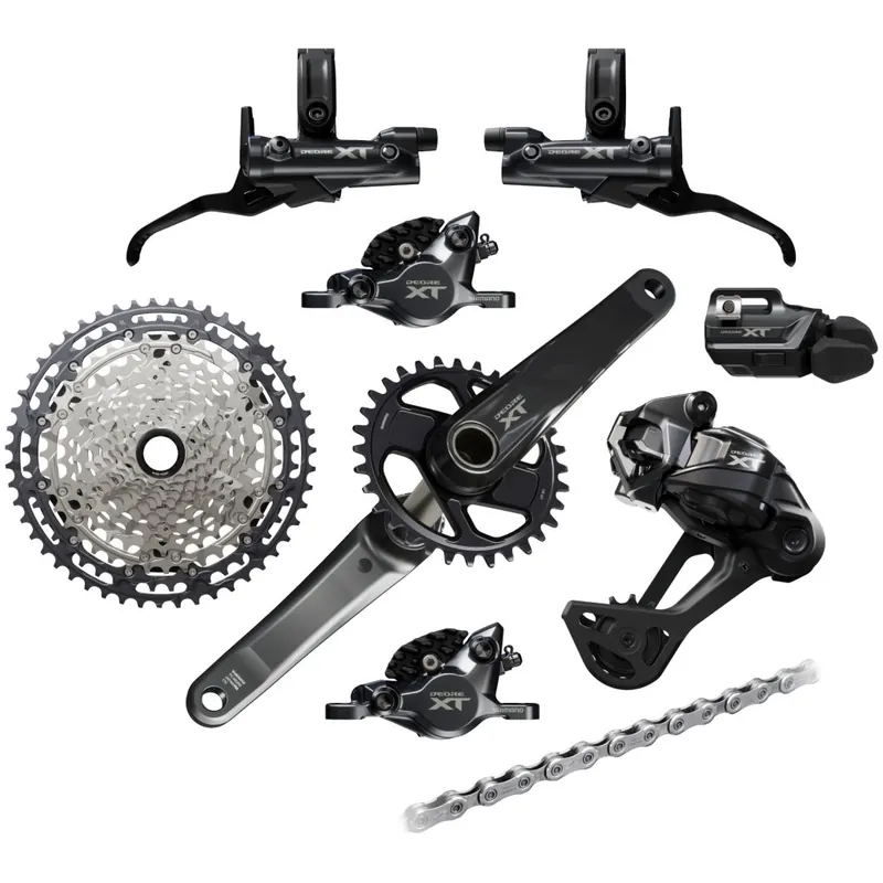 Angebot Shimano Deore XT M8200/M8250 Schaltgruppe - Di2 1x12-fach XC (mit BR-M8200 / RD-M8250-SGS)