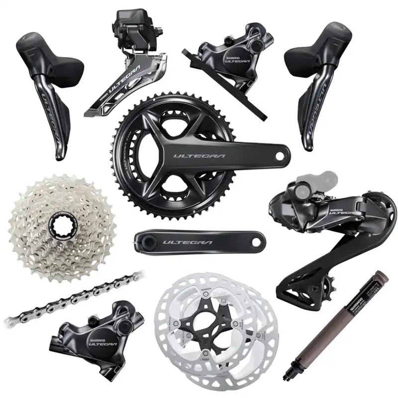 Shimano Ultegra Di2 R8100 Gruppe - 2x12-fach - 160/140 114L - Sonderangebot - 52/36 172.5 mm 11-30 Sonderangebot