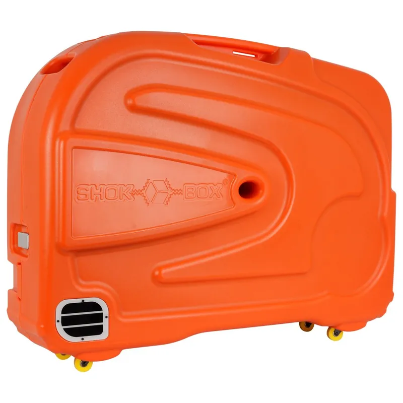 Shokbox Premium Fahrradkoffer - Orange Markenprodukt