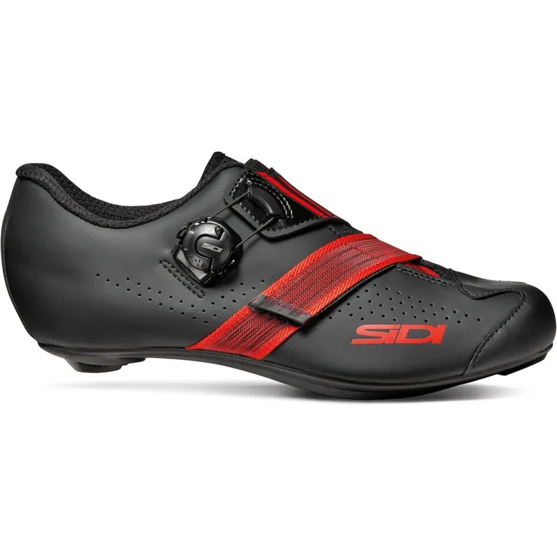 Sidi Prima Rennradschuhe - Schwarz/Rot - 2025 Saisonangebot