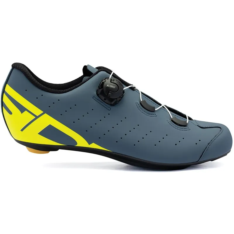 Sonderangebot Sidi Fast 2 Rennradschuhe - Blue/Gelb