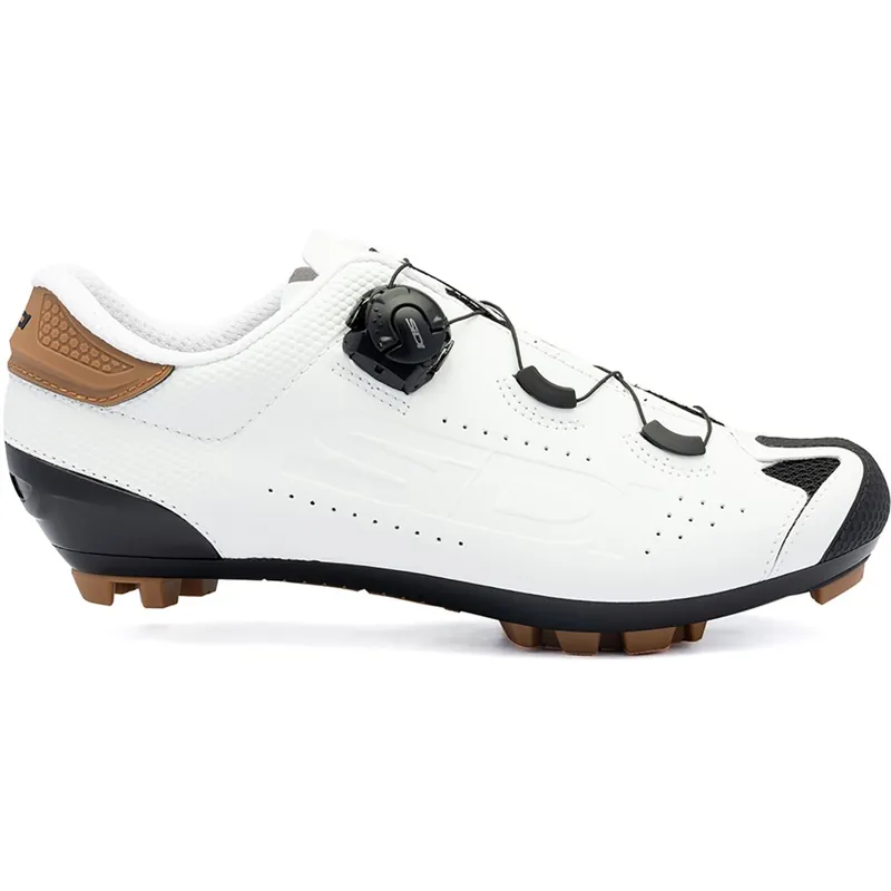 Sidi Dust Gravel Schuhe - Weiß/Schwarz Neu