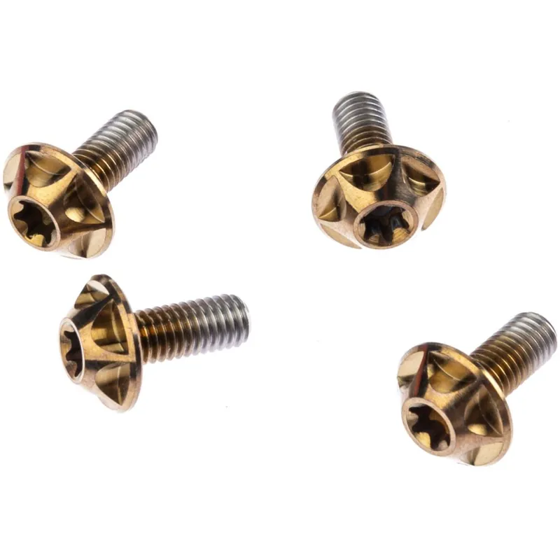 Preiswert SILCA Titan Flaschenhalterschrauben - M5x12 - 4 Stück - bourbon