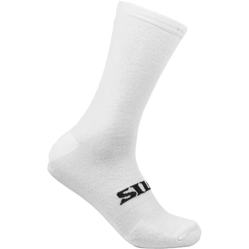 Zertifiziert SILCA Gravel Wool Socken - Weiß