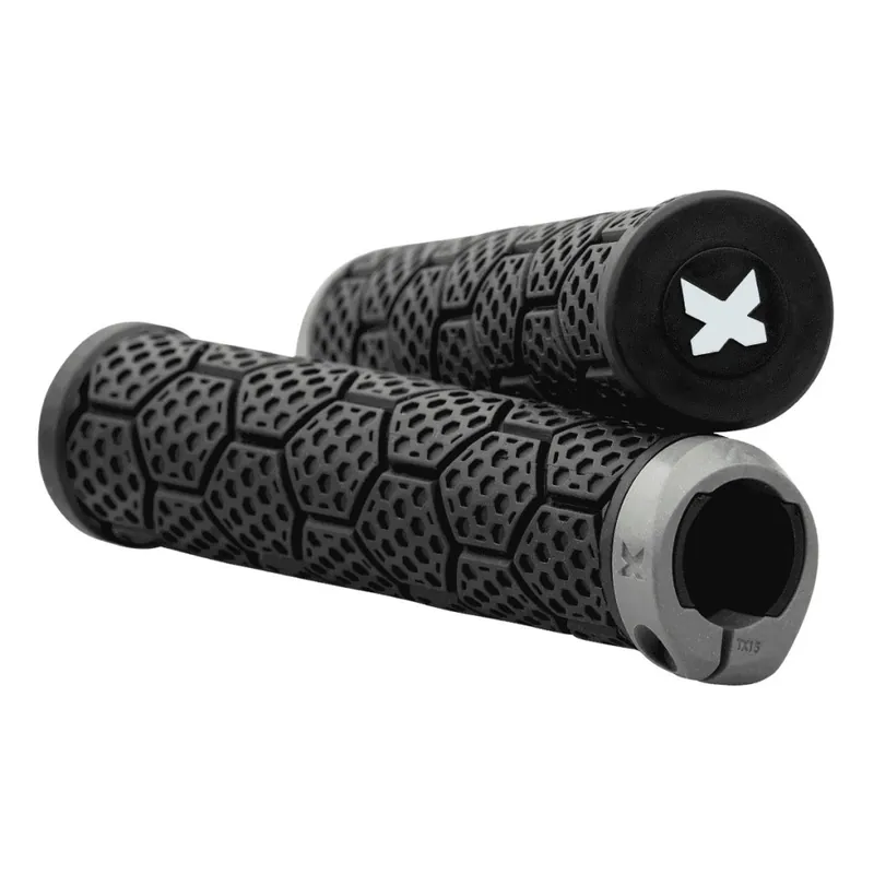 Sixpack D-Trix PA Lock-On Lenkergriffe - Steel grey Garantierte Lieferung