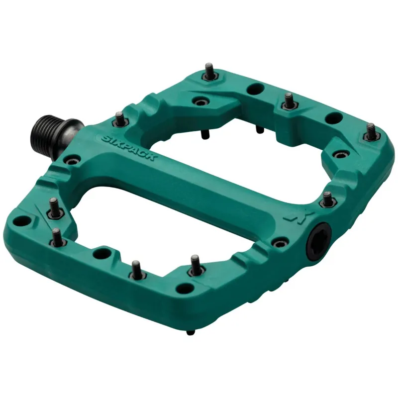 Kracherpreis Sixpack Kamikaze PA Plattform Pedale - pine green
