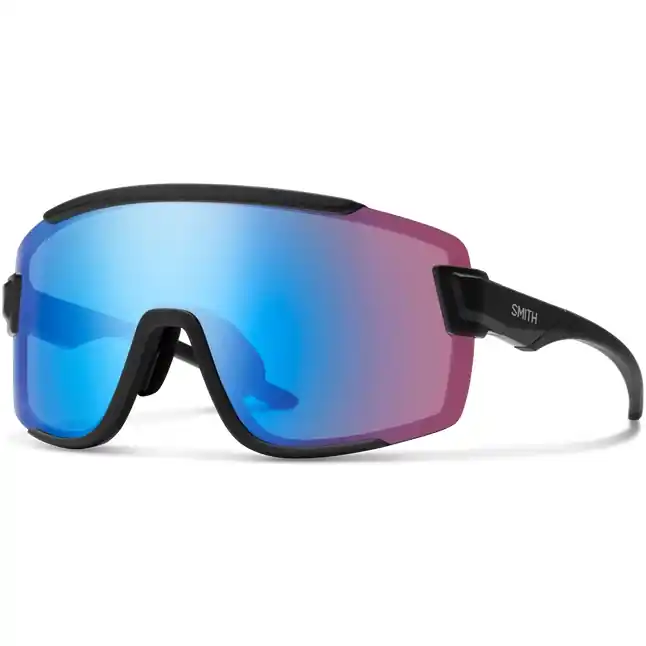 Jetzt Bestellen Smith Wildcat ChromaPop Brille - Matte Black - Low Light Rose Blue Mirror Clear