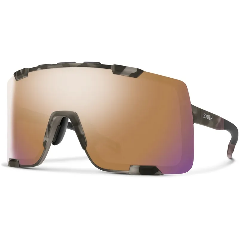 Günstig Smith Syncline Brille - Matte Salt Haze ChromaPop Rose Gold Mirror