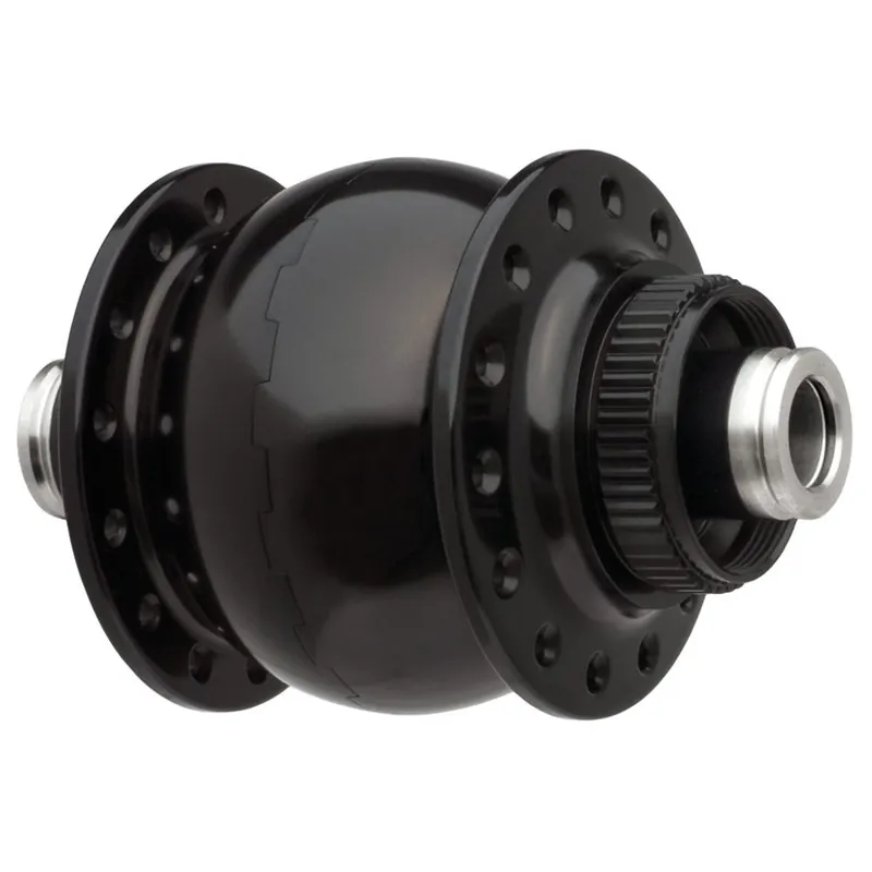 Letzte Chance SON 28 12 Nabendynamo - Centerlock - 12x100mm - 24 Loch - schwarz eloxiert