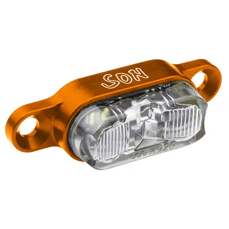 SON Rücklicht für Gepäckträgermontage - orange Heißes Angebot