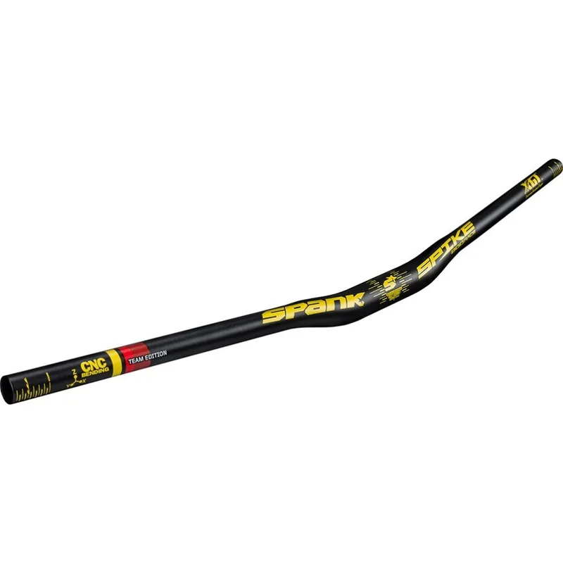 Spank Spike 800 VibroCore XGT MTB-Lenker - shotpeen schwarz/gelb Abverkauf