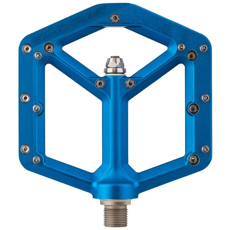 Spank Spike Reboot - MTB Plattformpedal - blau Rabatt