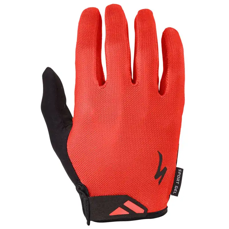 Specialized Body Geometry Sport Gel LF Vollfinger-Handschuhe Herren - rot Echt