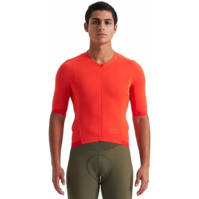 Neu Specialized Prime Kurzarmtrikot Herren - fiery red