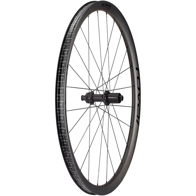 Specialized Roval Terra CLX II Hinterrad - 28" Carbon Centerlock 12x142mm - Shimano RD HG - Satin Carbon/Gloss Black Finale Aktion