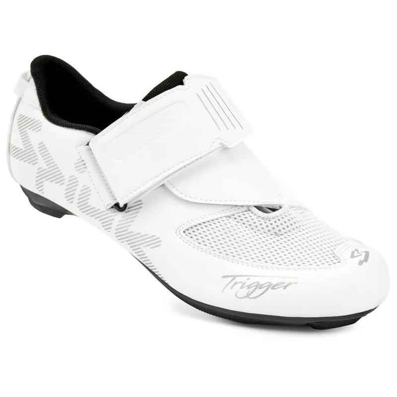Heißes Angebot Spiuk Trigger Carbon Triathlonschuhe Herren - weiß matt