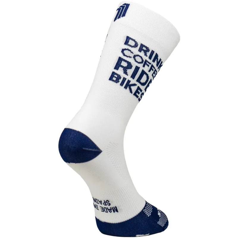 SPORCKS Cycling Socken - Drink Coffee Blue Geprüft