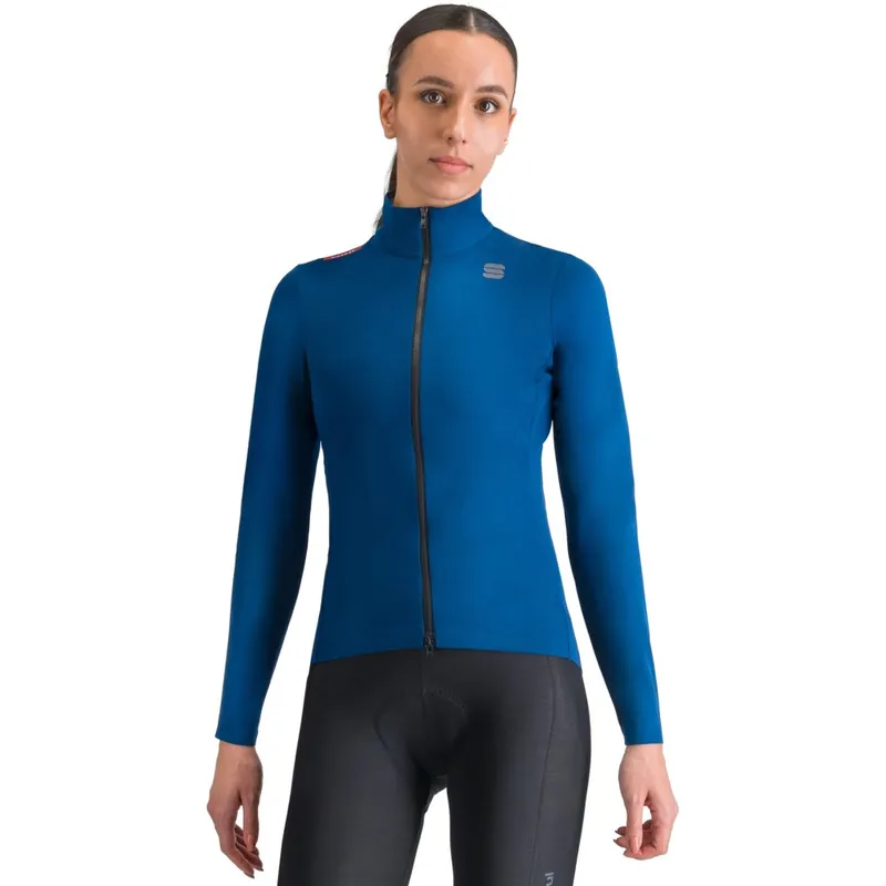Sportful Fiandre Shift Fahrradjacke Damen - 415 Teal Blue Sichere Zahlung