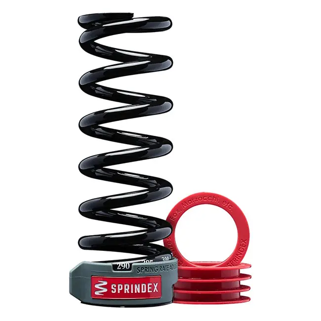Schnäppchen Sprindex Downhill - Einstellbare Lightweight Dämpfer Stahlfeder - 162mm/75mm