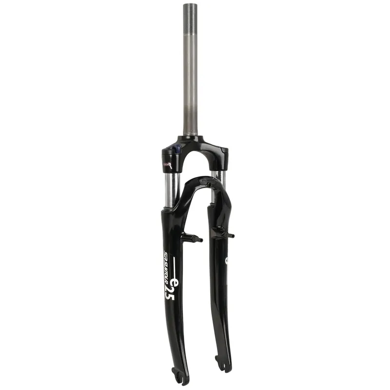 Sofort Bestellen SR Suntour SF14 CR85 E25 P LO 28 Zoll Federgabel - 63mm - 1-1/8 Zoll - 9x100mm QR - schwarz - Gewindeschaft