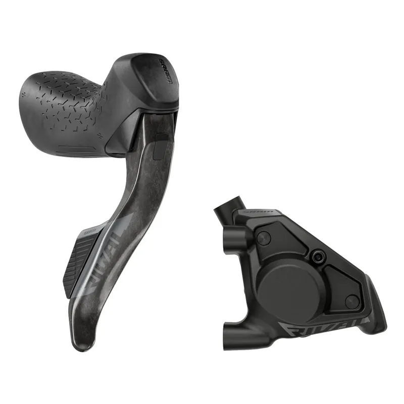 Neuheit SRAM RIVAL AXS HRD Brems-/Schalthebel + Hydraulische Scheibenbremse Flat Mount E1 - hinten rechts