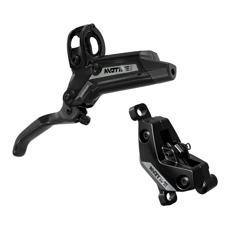 Top-Preis SRAM Motive Scheibenbremse V2 - Silver 4-Kolben A2 - Hinten Gloss Black Anodized